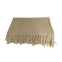 Ver imagem 6 de Manta Decorativa de Renda Jamaicano King 2,60 x 2,30m 100% Algodão Bege