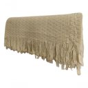 Ver imagem 1 de Manta Decorativa de Renda Jamaicano King 2,60 x 2,30m 100% Algodão Bege