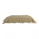 Ver imagem 4 de Manta Decorativa de Renda Jamaicano King 2,60 x 2,30m 100% Algodão Bege