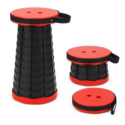 Mini Cadeira Dobrável Vermelha Camping Pesca Portátil 130kg - 3