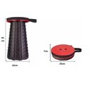 Ver imagem 6 de Mini Cadeira Dobrável Vermelha Camping Pesca Portátil 130kg