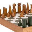 Ver imagem 3 de Peça Decorativa Jogo de Xadrez em Madeira 40cm 22695 Mart