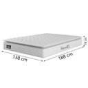 Ver imagem 3 de Cama Box Baú Casal Colchão Espuma D33 Pillow Top New Millenium 138x188x60cm Branco Hellen