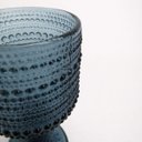 Ver imagem 2 de Conjunto de 6 Taças de Vidro Azul com Bolhas 290ml