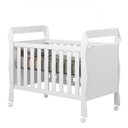 Ver imagem 1 de Berço Americano Mini Cama Soninho Branco Acetinado - Tigus Baby