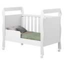 Ver imagem 3 de Berço Americano Mini Cama Soninho Branco Acetinado - Tigus Baby
