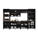 Ver imagem 4 de Cozinha Modulada 6 Peças 100% MDF Bari Chumbo