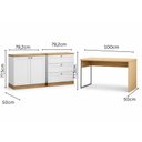 Ver imagem 3 de Conjunto de Escritório Composto 3 Peças 100% MDF Office
