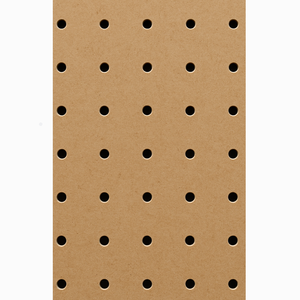 Chapa Perfurada Eucatex 1200 x 600  - Natural MDF