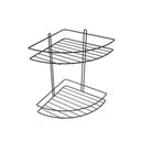 Ver imagem 1 de Porta Shampoo de Canto Duplo em Aço - Stolf Preto