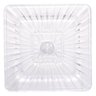 Prato C/pé para Bolo de Cristal Quadratta Transparente 19x10cm Lyor - 3