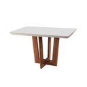 Ver imagem 4 de Mesa Patros 120 Cm Madeira E Vidro Mobillare
