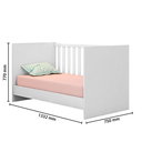 Ver imagem 5 de Berço Mini Cama Doce Sonho Estrado Regulavel Branco