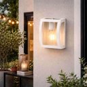 Ver imagem 4 de Kit 8 Arandelas Luminária com Lente Transparente Oval Branco Área Externa Interna Termoplástico L