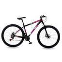 Ver imagem 2 de Bicicleta Aro 29 Gott 21 Marchas Câmbio Traseiro Shimano - Preto/rosa - 21