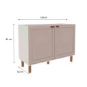 Ver imagem 3 de Balcão de Cozinha Genialflex Iluminata sem Tampo Branco Fendi