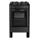 Ver imagem 1 de Fogão Esmaltec Ágata 4b Preto Limpa Fácil Automático