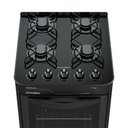 Ver imagem 2 de Fogão Esmaltec Ágata 4b Preto Limpa Fácil Automático