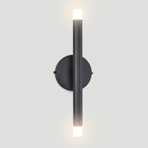 Arandela Parede Slim Billy Preta com 2 Led G9 5w