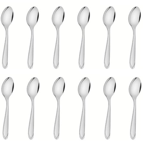 12 Colheres de Mesa Tramontina Laguna em Aço Inox