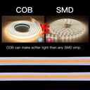 Ver imagem 4 de Mangueira Fita Led Cob Branco Quente Metro Achatada 220v Ip66 Externa