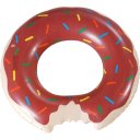 Ver imagem 1 de Boia Redonda Donuts Infantil 80cm Bordô