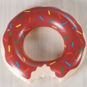 Ver imagem 2 de Boia Redonda Donuts Infantil 80cm Bordô