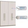 Guarda-roupa Modulado 4 Portas Elegance - 9
