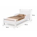 Ver imagem 5 de Mini Cama Infantil com Pés em Madeira Maciça com Colchão Ortobom Incluso e Laterais de Segurança