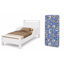 Ver imagem 6 de Mini Cama Infantil com Pés em Madeira Maciça com Colchão Ortobom Incluso e Laterais de Segurança