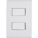 Ver imagem 1 de Tramontina- Placa 4x2 + 2 Interruptores Paralelos 10a-250v Branco Branco - 250v