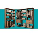 Ver imagem 5 de Closet Canto 4 Gavetas Alasca Freijó Carraro