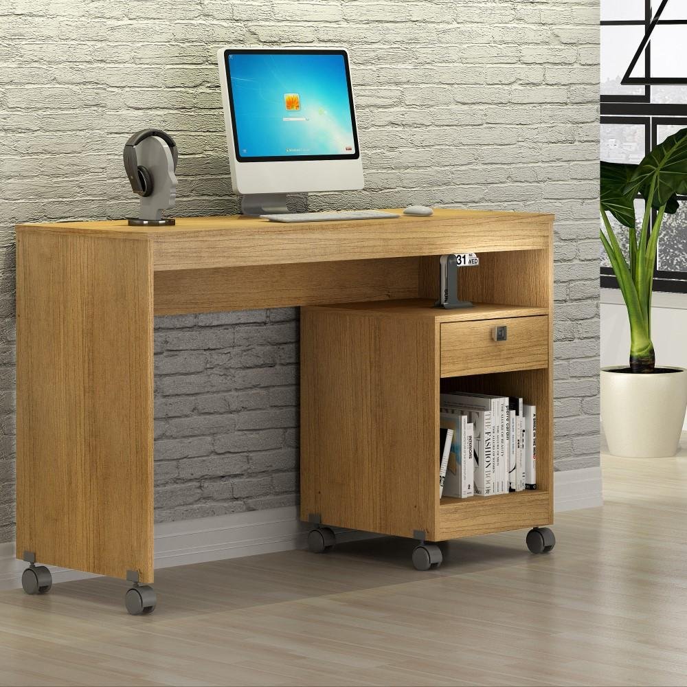 Mesa Escrivaninha Para PC Computador Home Office Estudo CPU Quarto ...