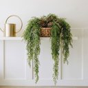 Ver mais imagens de Kit 5 Pendentes de Capim Artificial Premium 75cm Volume Natural para Decoração Moderna