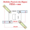 Ver imagem 7 de SUPORTE TV 10" a 42" VESA 200X200 2 MOVIMENTOS - Branco