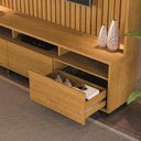 Ver imagem 3 de Home Absoluto Ripado Naturalle - Carmolar Móveis