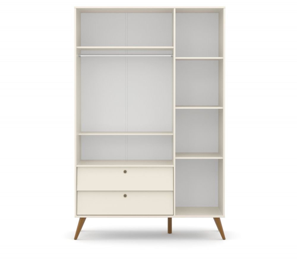 Roupeiro Matic Gold 3pts Off White\eco Wood - 2