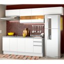 Ver imagem 1 de Armário de Cozinha Completa 280cm Branco Mariana Madesa 02