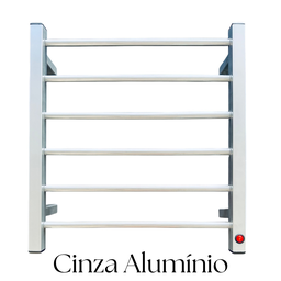 Toalheiro Térmico Concept Cinza Alumínio 220v - Fio Lado Direito - 1