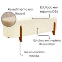 Ver imagem 4 de Puff Recamier Organico Imperial 140 cm Boucle Creme Impo