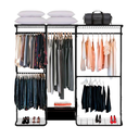 Ver imagem 1 de Closet Aramado - Linear Clr 371 com Gaveta - 2,20m - Preto