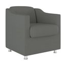 Ver imagem 5 de Kit 10 Poltronas Decorativa Tilla Consultório Recepção Suede Cinza