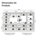 Ver imagem 3 de Armário de Cozinha Completa 100% Mdf 310 Cm Smart Madesa 03 Branco