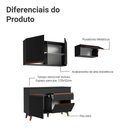 Ver imagem 5 de Armário de Cozinha Compacta 190cm Preto Reims Madesa 04