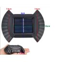 Ver imagem 2 de Luminaria Solar Arandela Iluminaçao Reistente Kit 5 Und Balizador Spot Jardim Casa Escada Quintal Ga
