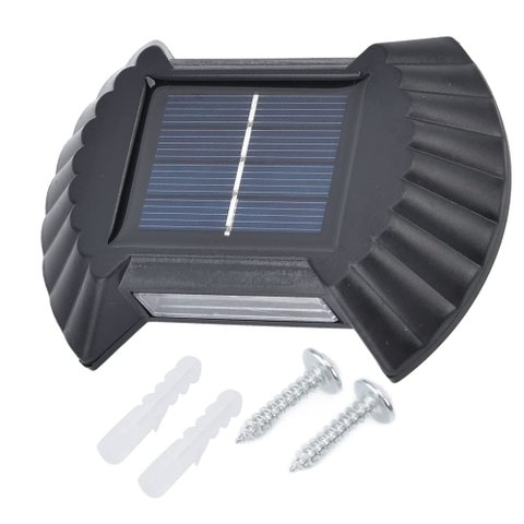 Luminaria Solar Arandela Iluminaçao Reistente Kit 5 Und Balizador Spot Jardim Casa Escada Quintal Ga