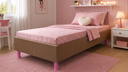 Ver imagem 2 de Kit Pes para Cama Box na Cor Rosa 13cm de Altura com 4 Unidades