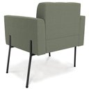 Ver imagem 4 de Poltrona para Sala Pé Metal Preto Kit 2 Ana Bouclé Menta - Ibiza