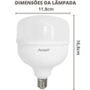 Ver imagem 3 de Lampada led 50w E27 6500k Galpão Alta Potência Luz Bulbo BR. AVANT