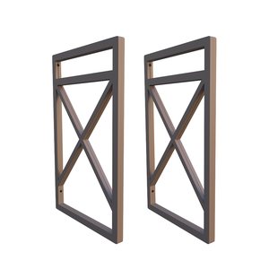 Suporte Nicho Prateleira Estilo Industrial Parede:Marrom